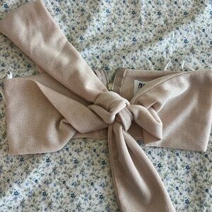 Princess Polly Beige tie top